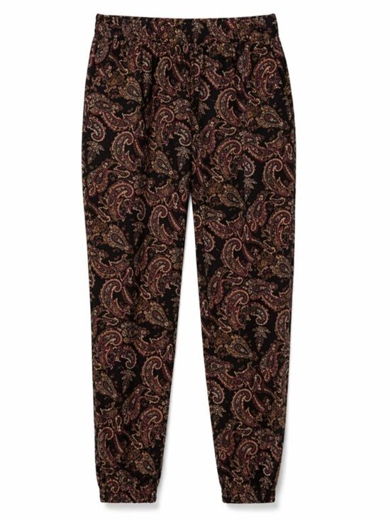 Forever 21 Pants - FOREVER 21 Printed Paisley Brown Joggers
